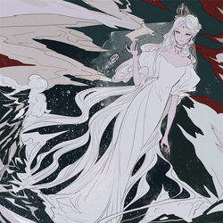 This is a pixiv picture whose title is 冬雪.
