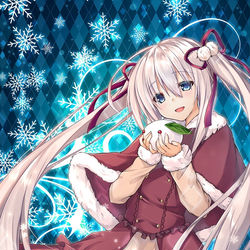 This is a pixiv picture whose title is ゆきうさぎ.