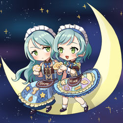This is a pixiv picture whose title is 氷川姉妹.