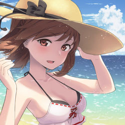 This is a pixiv picture whose title is 水着コロちゃん.