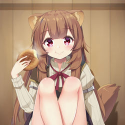 This is a pixiv picture whose title is Raphtalia.