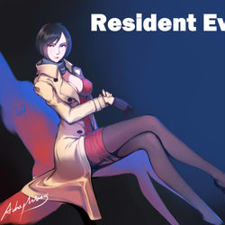 This is a pixiv picture whose title is Ada Wong.
