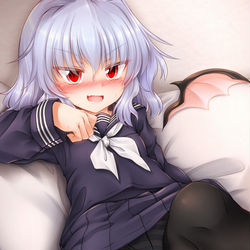 This is a pixiv picture whose title is パンチラセーラー服レミィ.