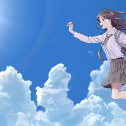 This is a pixiv picture whose title is ディスティネーションゲーム.