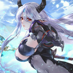 This is a pixiv picture whose title is LUNA.