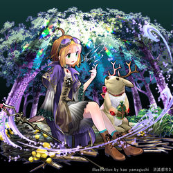 This is a pixiv picture whose title is 【消滅都市0.】ミイ 幻想世界ver.