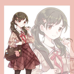 This is a pixiv picture whose title is 隣の妹ちゃん.