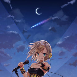 This is a pixiv picture whose title is Twilight Sky.