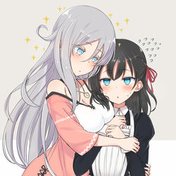This is a pixiv picture whose title is 奴隷ちゃんと服屋の娘ちゃん.