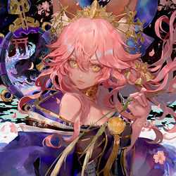 This is a pixiv picture whose title is 水天一色.