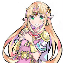 This is a pixiv picture whose title is ゼルダ姫さま.