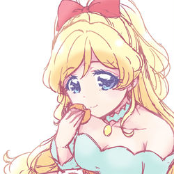 This is a pixiv picture whose title is その恰好で脚立支えて大丈夫なのか？っていうカレンさん.