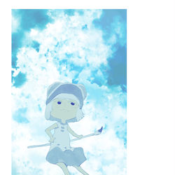 This is a pixiv picture whose title is ペンギンちゃんフライアウェーい.