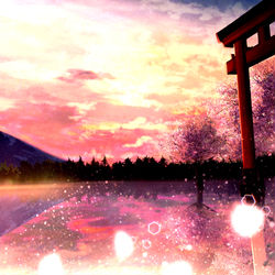 This is a pixiv picture whose title is 和桜.