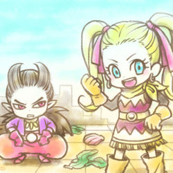 This is a pixiv picture whose title is DQB2 シド主♀ログ.