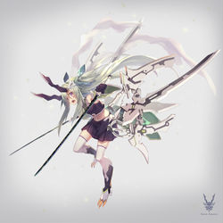 This is a pixiv picture whose title is 叶音 弐式.