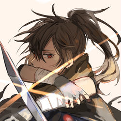 This is a pixiv picture whose title is 百鬼丸.