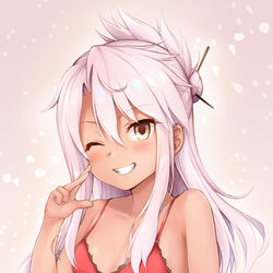 This is a pixiv picture whose title is クロちゃん.
