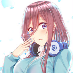 This is a pixiv picture whose title is 中野三玖.