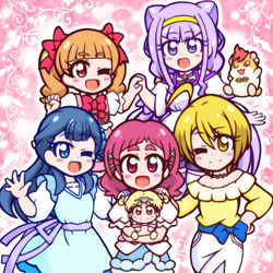 This is a pixiv picture whose title is ありがとう！HuGっと!プリキュア！.