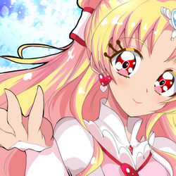 This is a pixiv picture whose title is キュアトゥモローでお覚悟！.