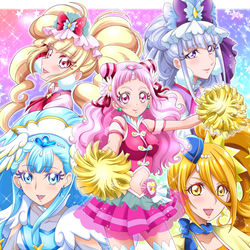 This is a pixiv picture whose title is HUGプリ最終回記念.