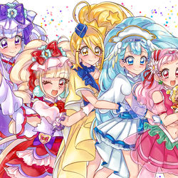 This is a pixiv picture whose title is 輝く未来を抱きしめて.