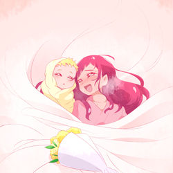 This is a pixiv picture whose title is 「未来で待ってて…」.