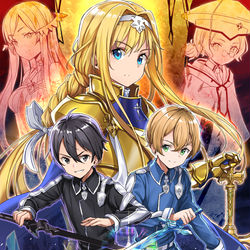 This is a pixiv picture whose title is Alicization.