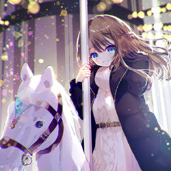 This is a pixiv picture whose title is メリーゴーランド.
