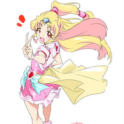 This is a pixiv picture whose title is キュアトゥモローさん.