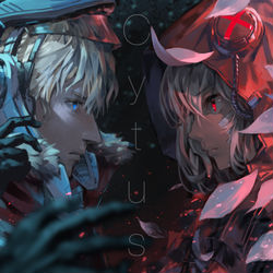 This is a pixiv picture whose title is Simon × Ivy.