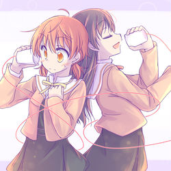 This is a pixiv picture whose title is 明日は何になる？.