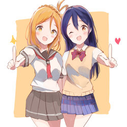 This is a pixiv picture whose title is ラブアローシュート！！.