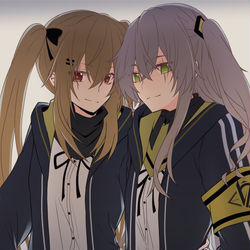 This is a pixiv picture whose title is UMP姉妹.