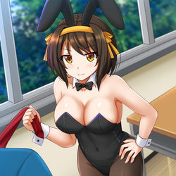 This is a pixiv picture whose title is Haruhi~.