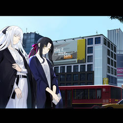 This is a pixiv picture whose title is 老婆组.