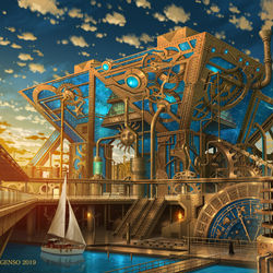 This is a pixiv picture whose title is 東京国際星空製作所　.