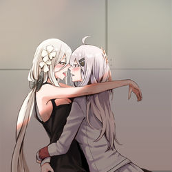 This is a pixiv picture whose title is '<'.