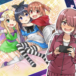 This is a pixiv picture whose title is 舞い降り天使.
