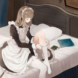 This is a pixiv picture whose title is 朝の支度.