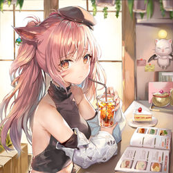 This is a pixiv picture whose title is 休憩中.