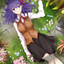 This is a pixiv picture whose title is 間桐桜.