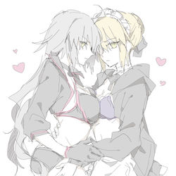 This is a pixiv picture whose title is fate詰.