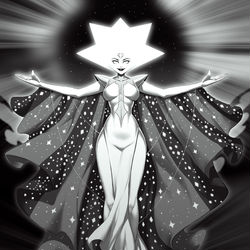 This is a pixiv picture whose title is White Diamond.