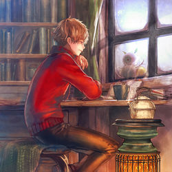 This is a pixiv picture whose title is 寒中お見舞い.