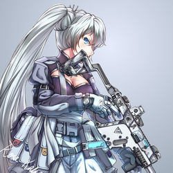 This is a pixiv picture whose title is Tactical Weiss.