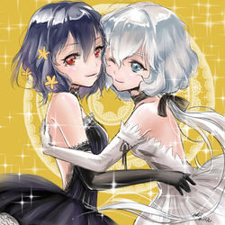 This is a pixiv picture whose title is 「ゾンビランドサガ」の純子と愛.