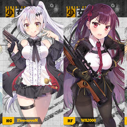 This is a pixiv picture whose title is 少女前線.