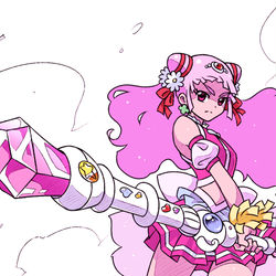 This is a pixiv picture whose title is なりたいプリキュア.